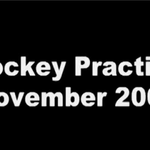 Hockey Practice Nov 2008
